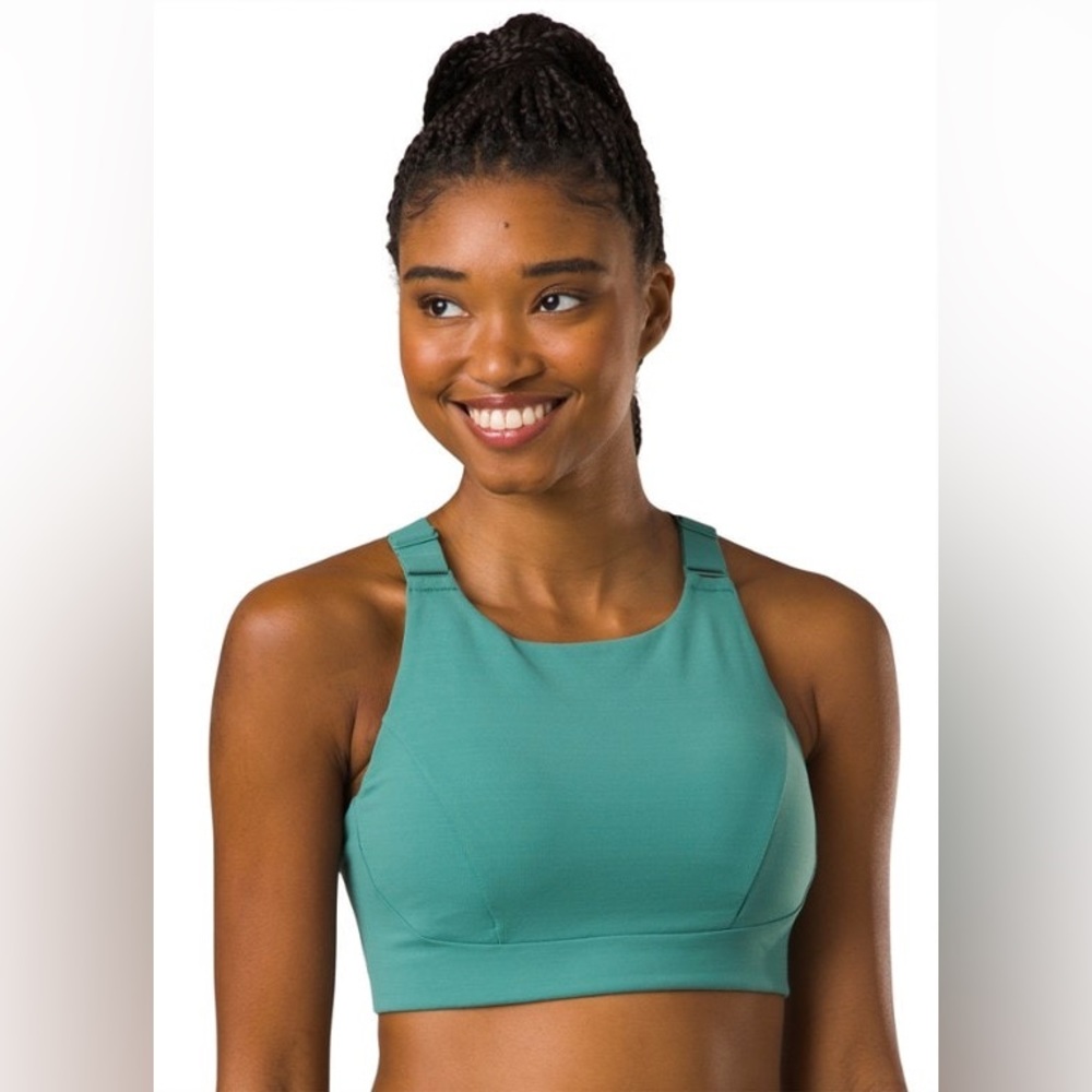 Prana chakara sports bra cove adjustable straps exercise‎ activewear new womens